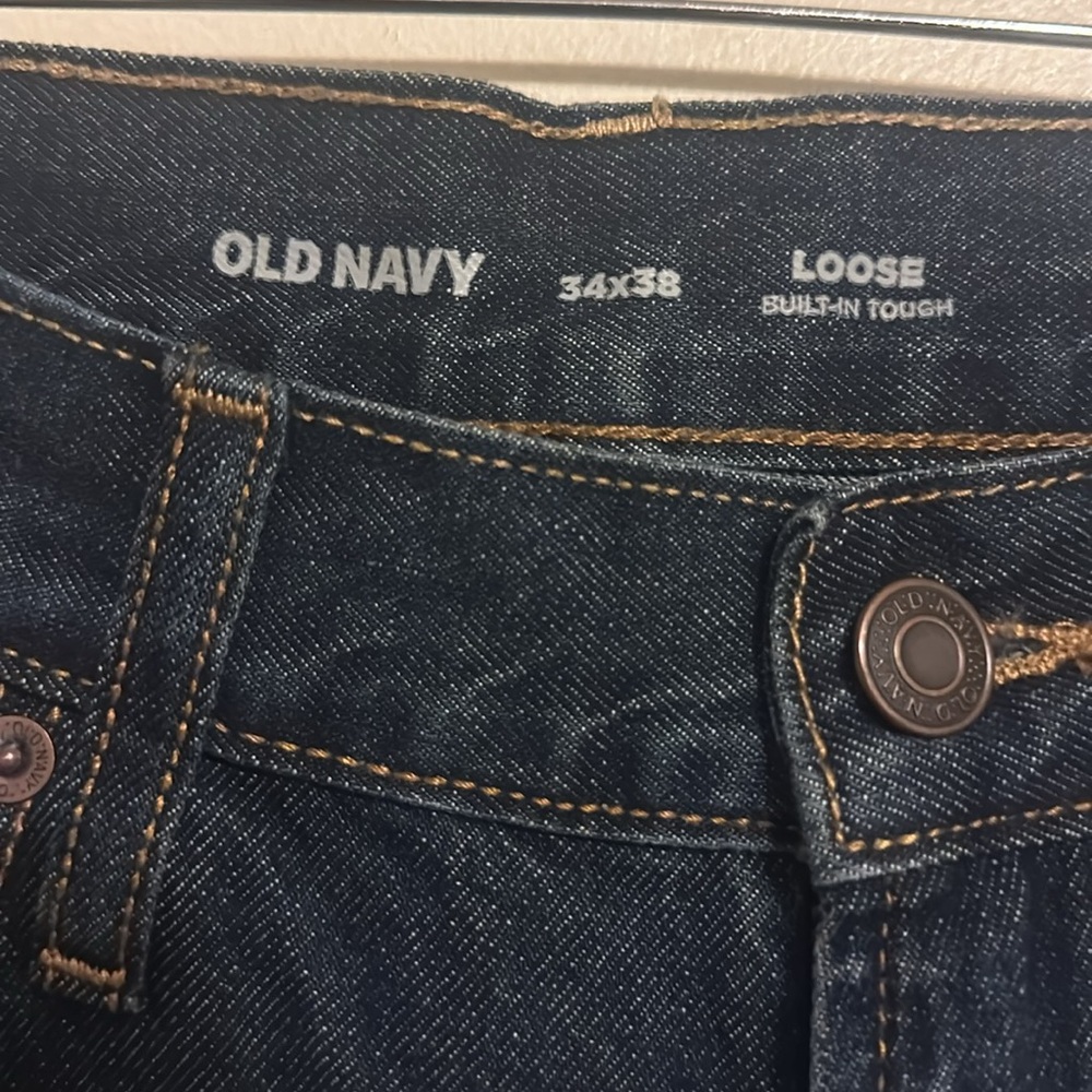 Men’s Old Navy 34x38 Blue Jeans Loose NWT